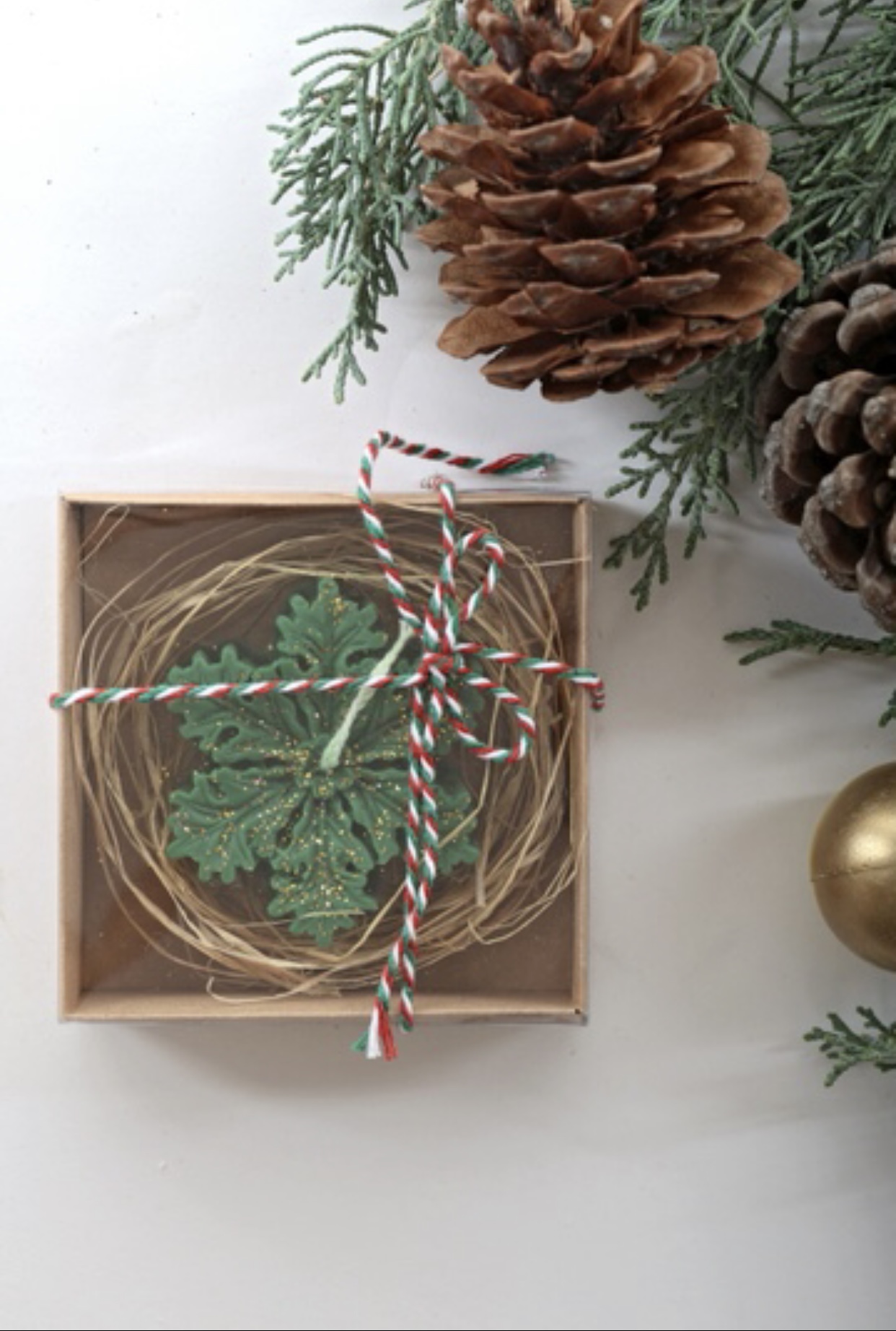 Üçlü Kar Tanesi Mum Seti - Görsel 7